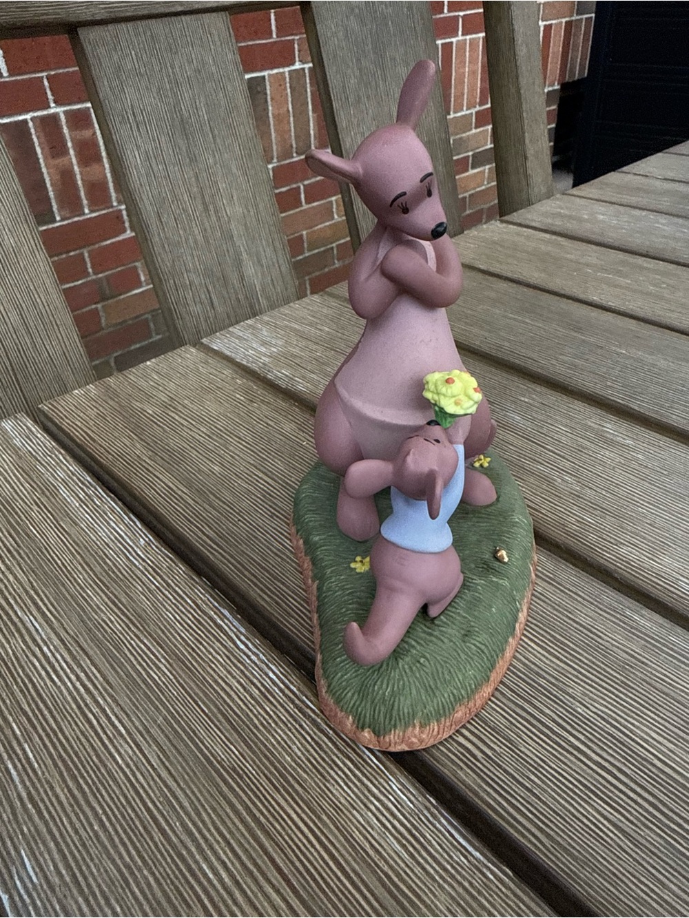 Disney Winnie the Pooh Kanga & Roo “I Love You, Mama” Figurine
